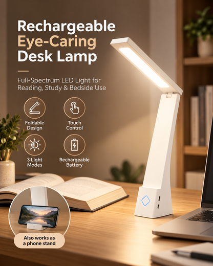 LED eye-friendly desk lamp