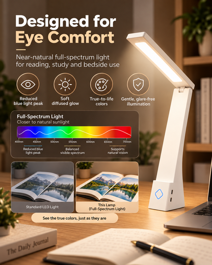 LED eye-friendly desk lamp
