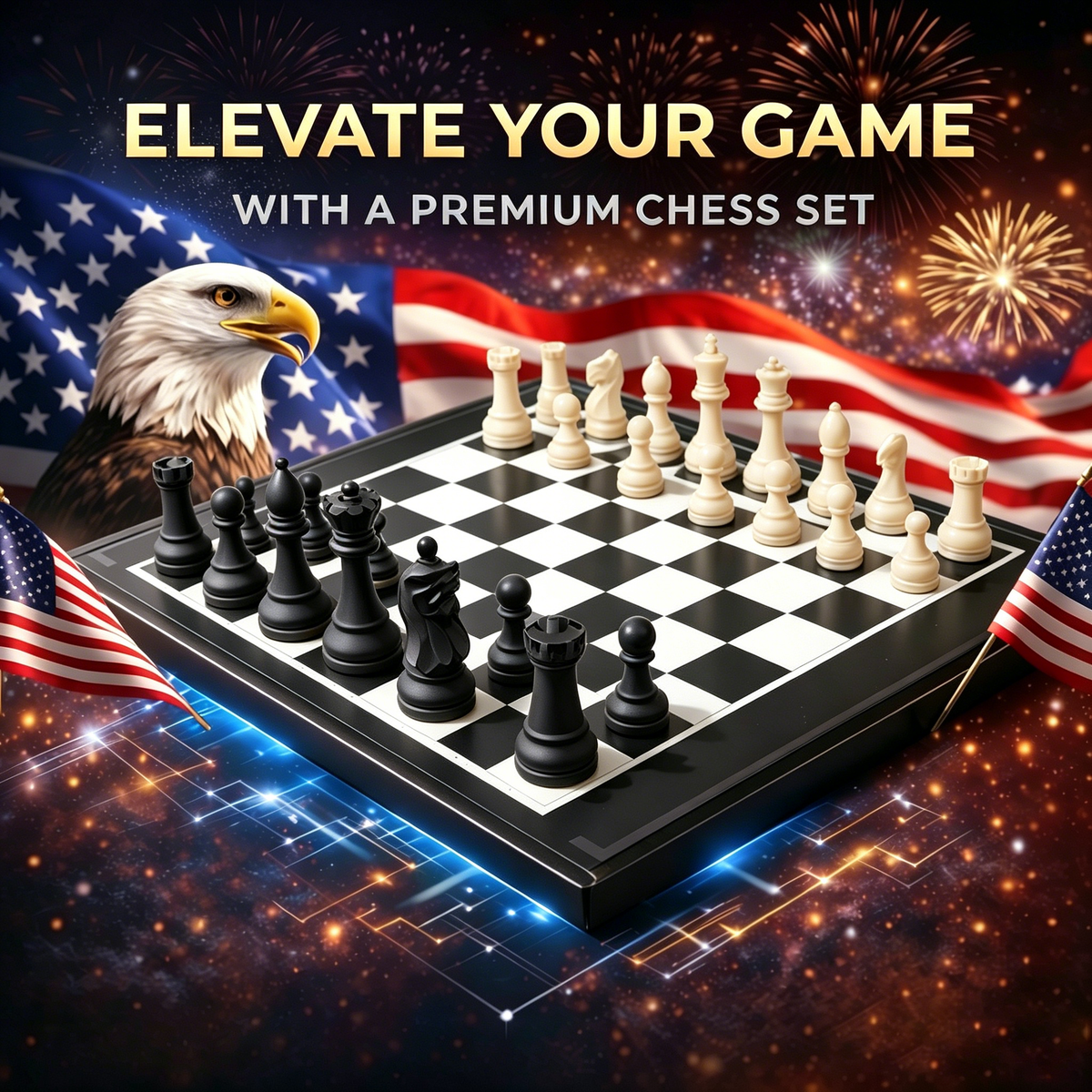 Smart Magnetic Chess — Board Learn, Play & Improve Faster