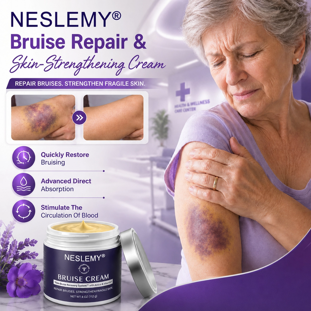 💥100K+ SOLD💕- NESLEMY® Bruise Repair & Skin-Strengthening Cream（）